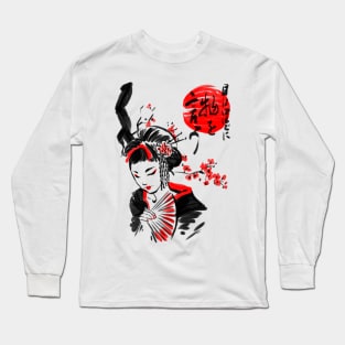 Geisha Long Sleeve T-Shirt